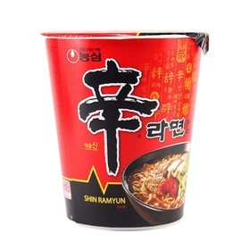 Instant cup noodles, hot, (Shin Ramen) 68g